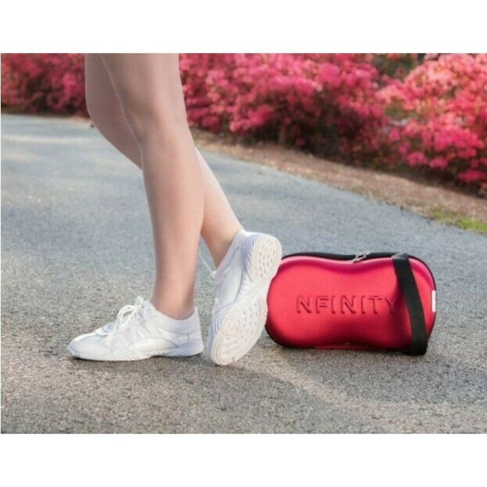 Nfinity Infinity Evolution Cheer Shoe Holder Case Only Red Size 7.5